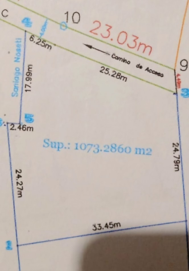 Tafi del Valle - Las Carreras -Terreno de 1070 M2 s/ Ruta 325