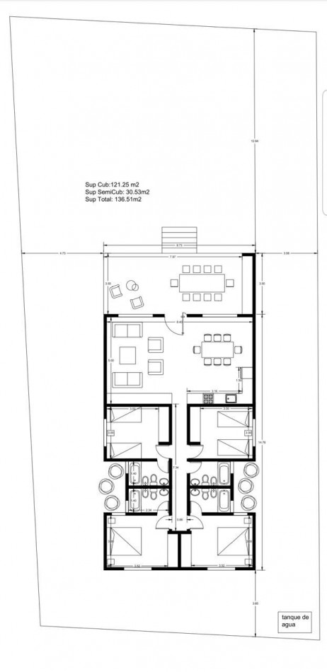El Mollar - Casa a terminar c/ 60% avance de.4 Dormitorios- B° Cerrado Mirador del Valle