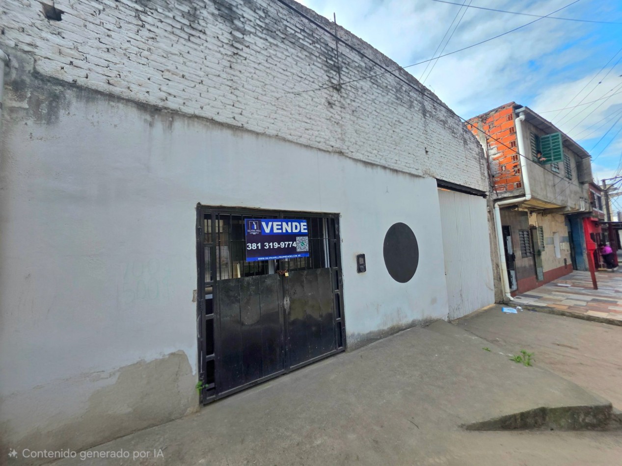 C/ Raul Colombres al 600 - Galpon + Local comercial Terreno de 300 m2